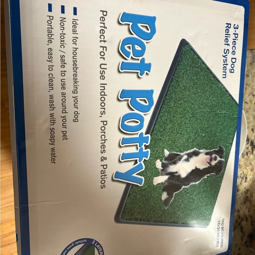 Pet Potty Indoor Dog Relief System - Green
